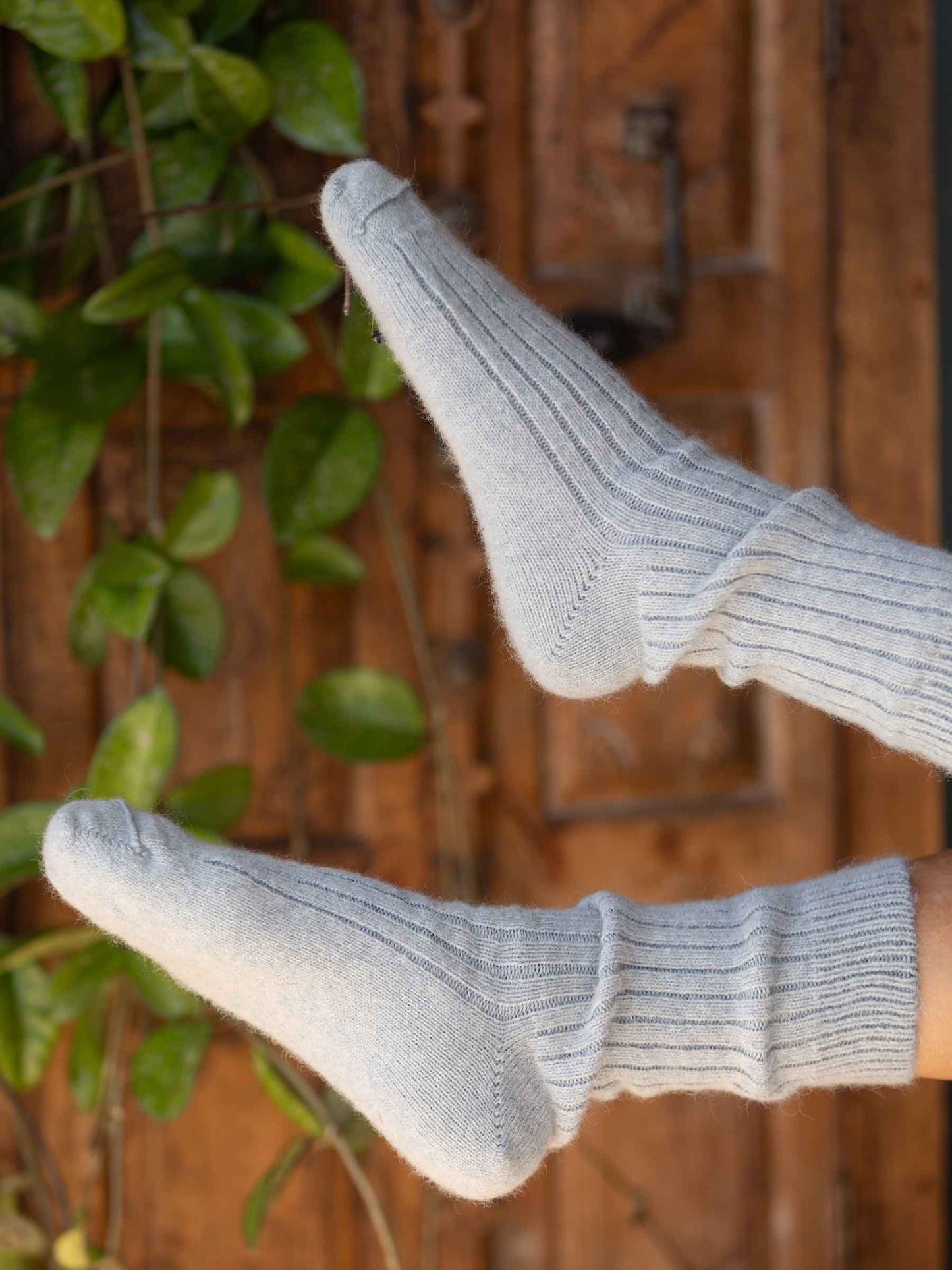 Alpaca Lounge Socks Silver