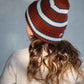 Dory Beanie Rust Stripe