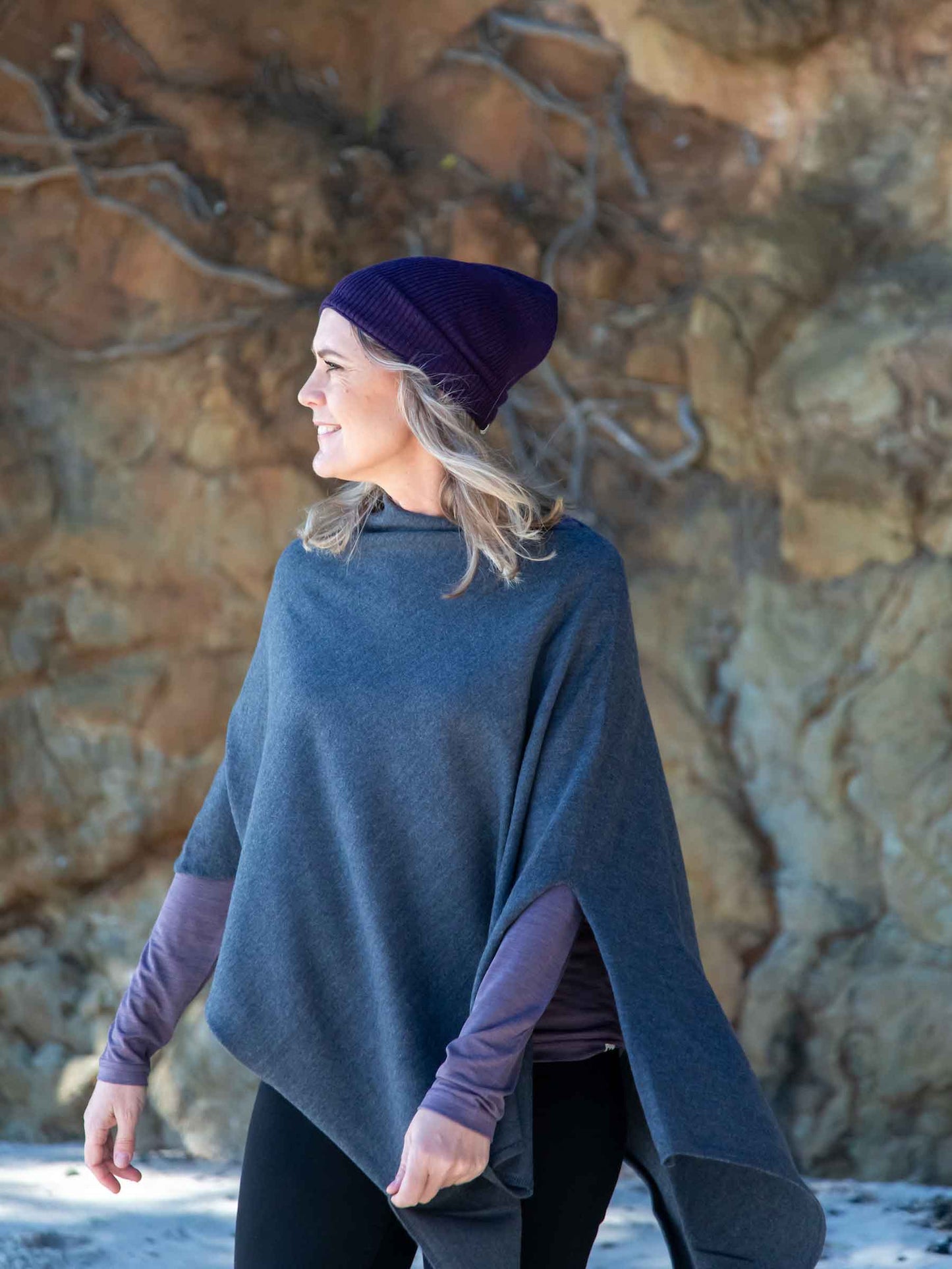 Women's Aroha Wrap Charcoal