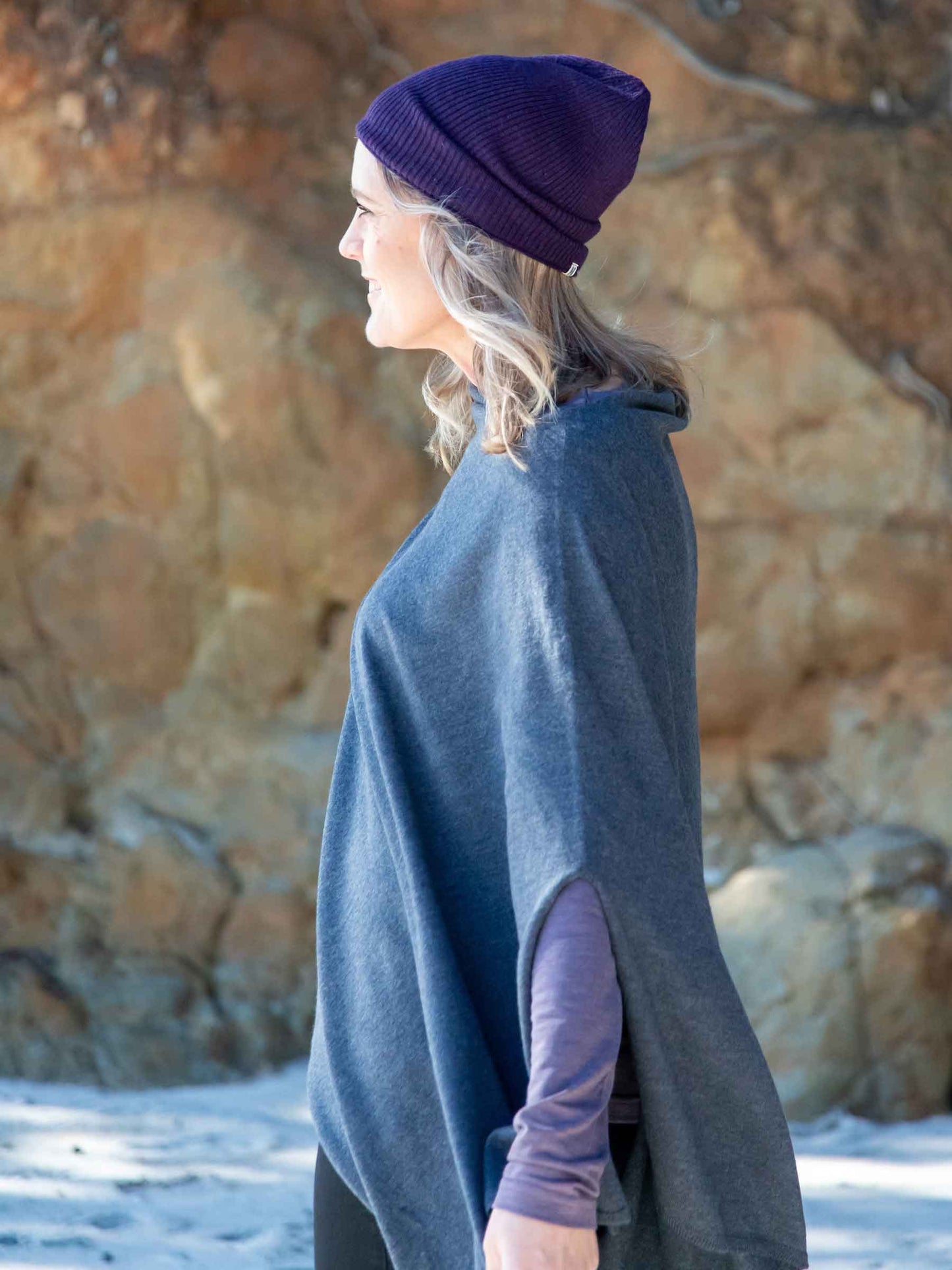 Women's Potae Beanie Plum