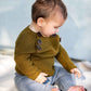 Augustin Baby Sweater Kelp