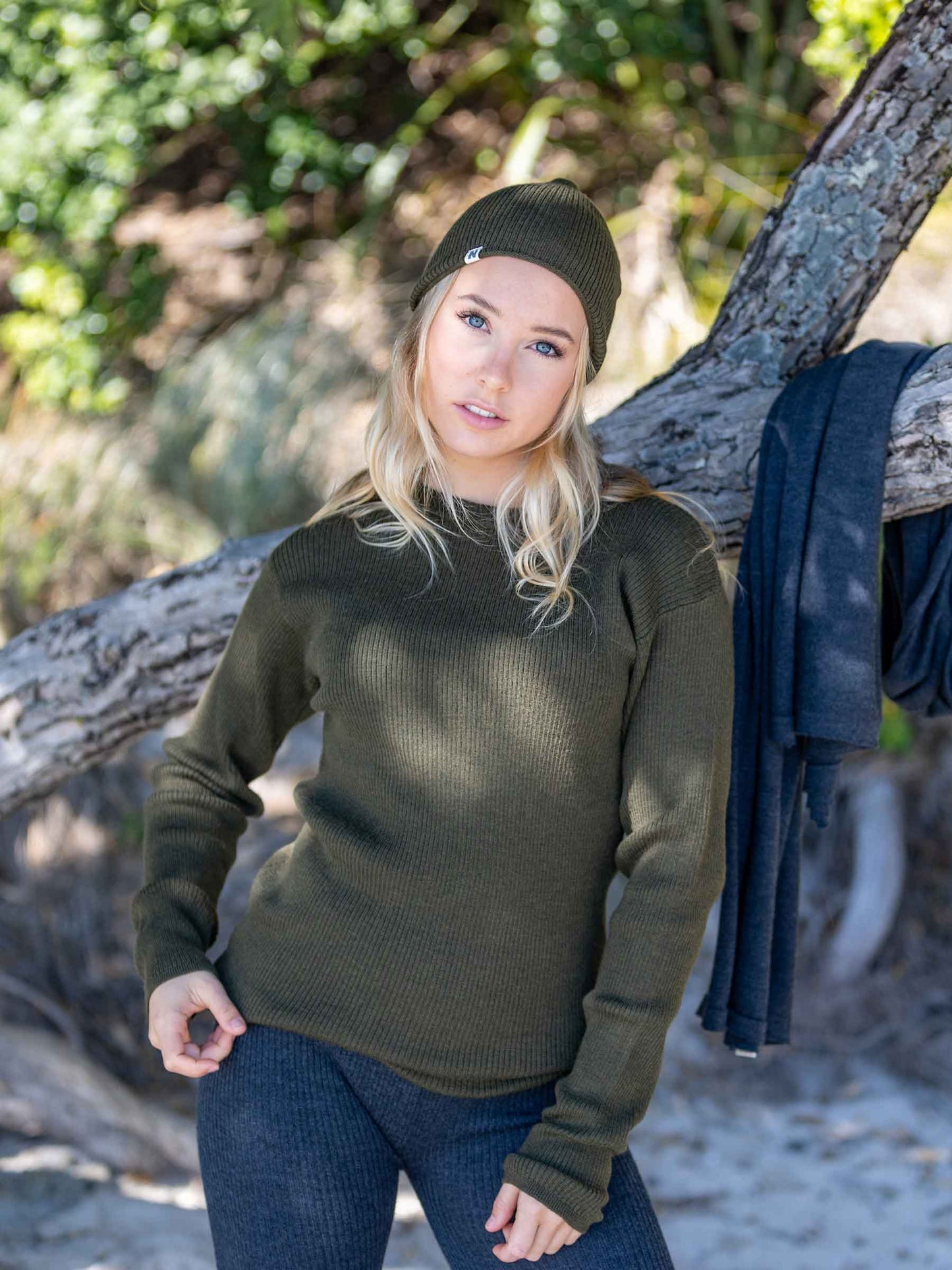 Women's Potae Beanie Khaki