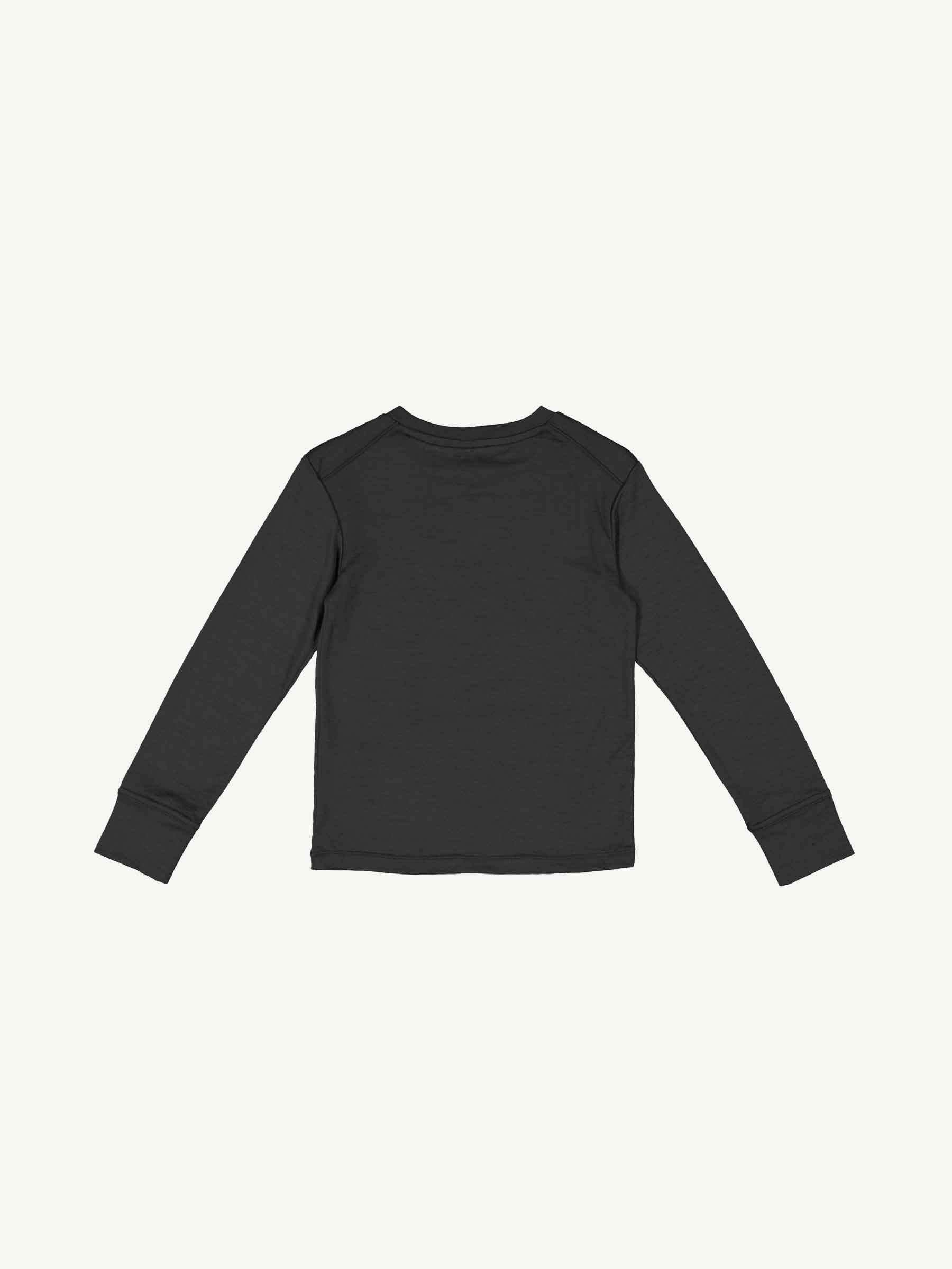 Tihoi Merino Crew Black back