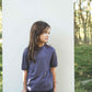 Child MerinoSilk Wallace Tee Plum