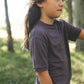 Child MerinoSilk Wallace Tee Plum