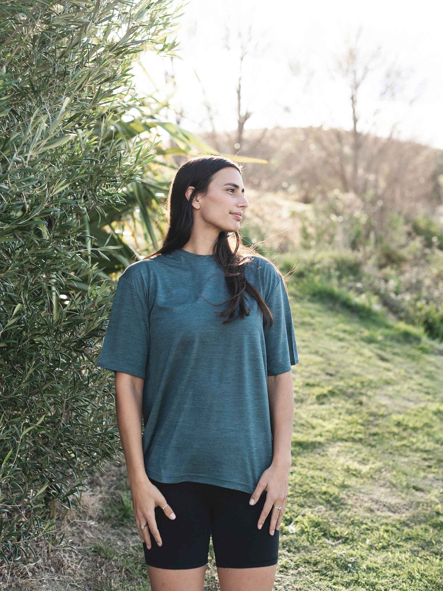 Women's MerinoSilk Wylie Tee Deep Sea