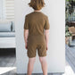 Child MerinoSilk Shortie Pajama Kelp