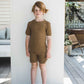 Child MerinoSilk Shortie Pajama Kelp