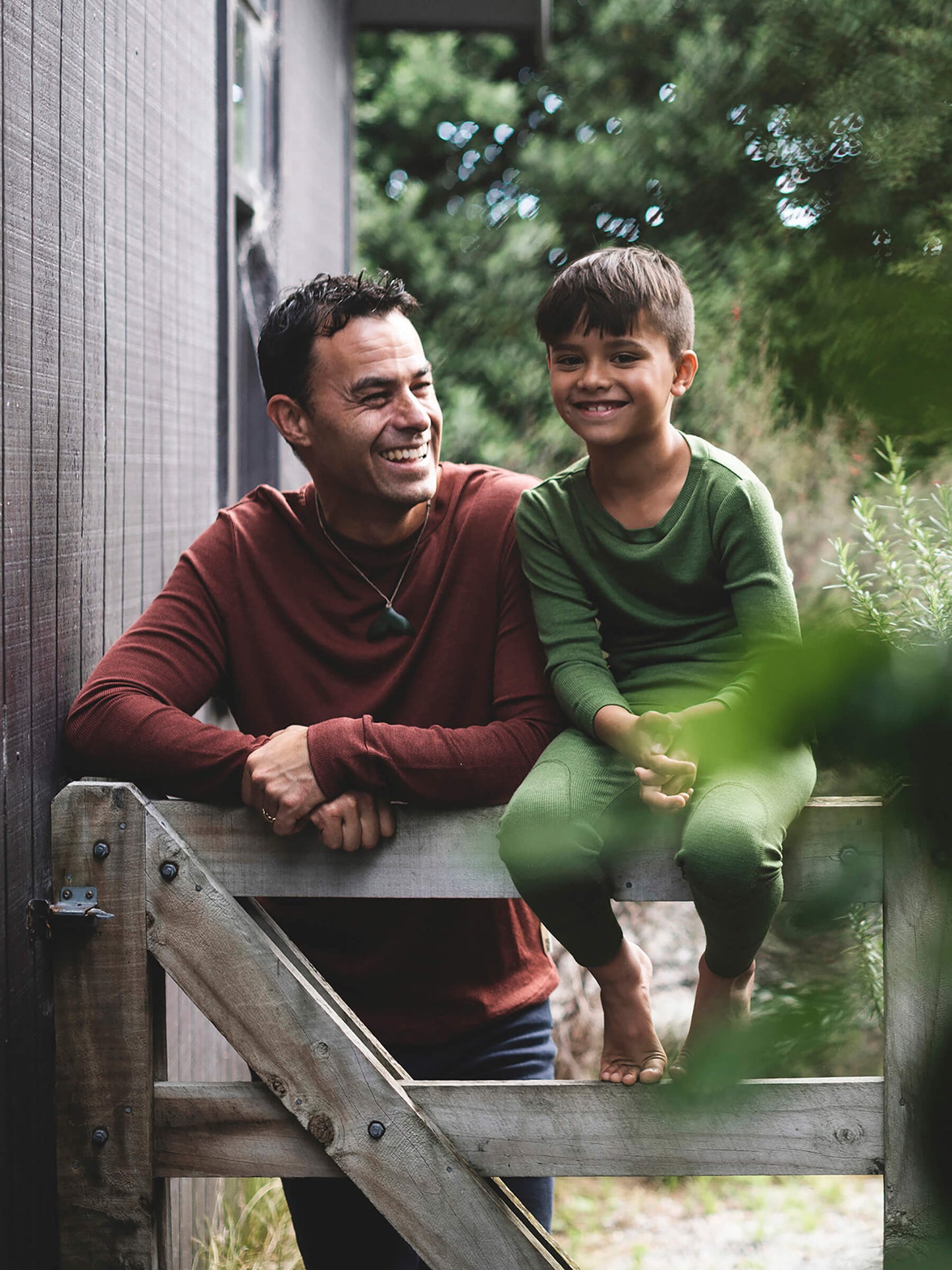 Child MerinoSilk Leggings Dill