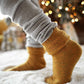 Merino Child Lounge Socks Ochre