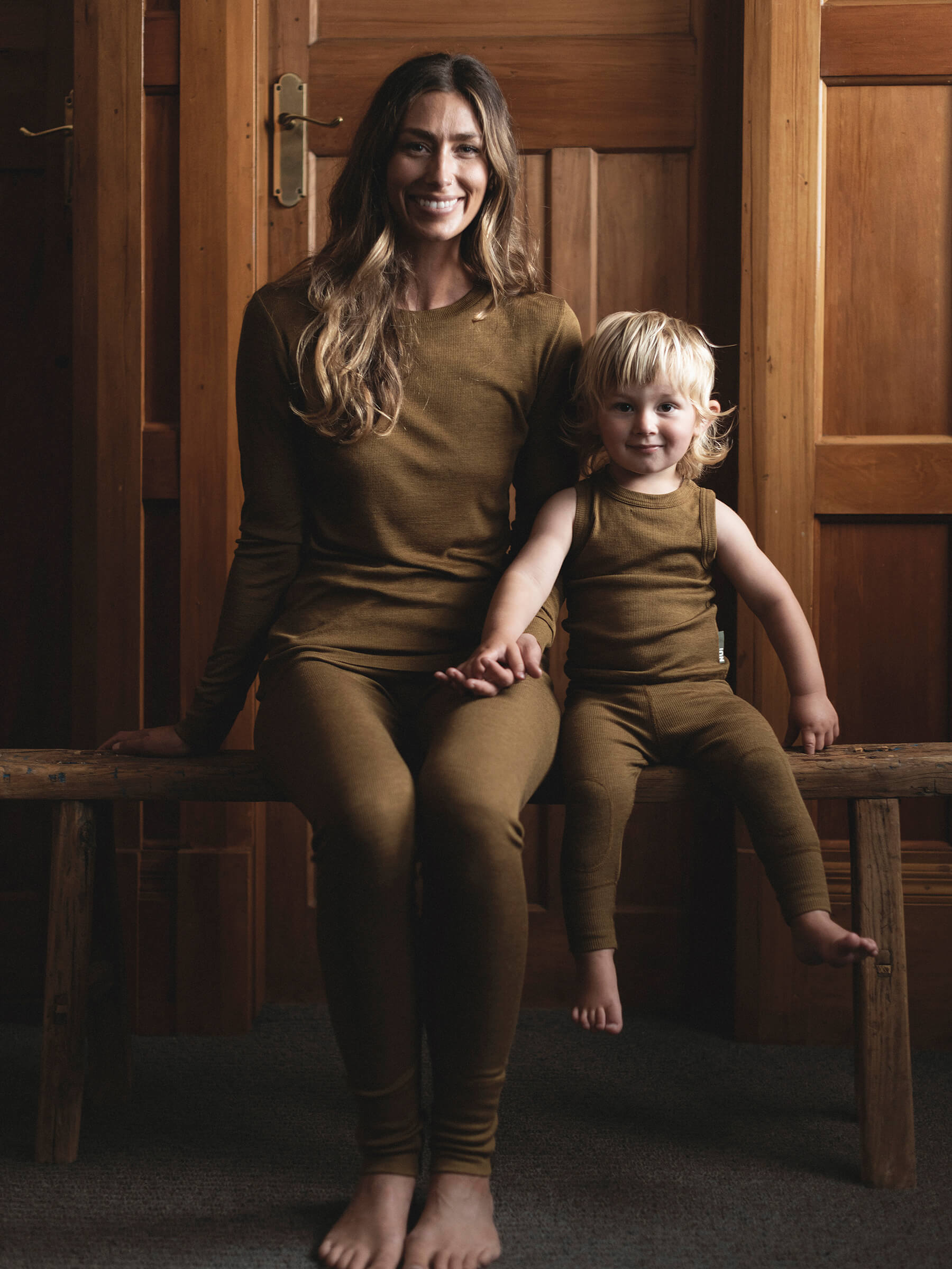 Women's Merinosilk Leggings Kelp