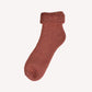 Merino Child Lounge Socks Rust
