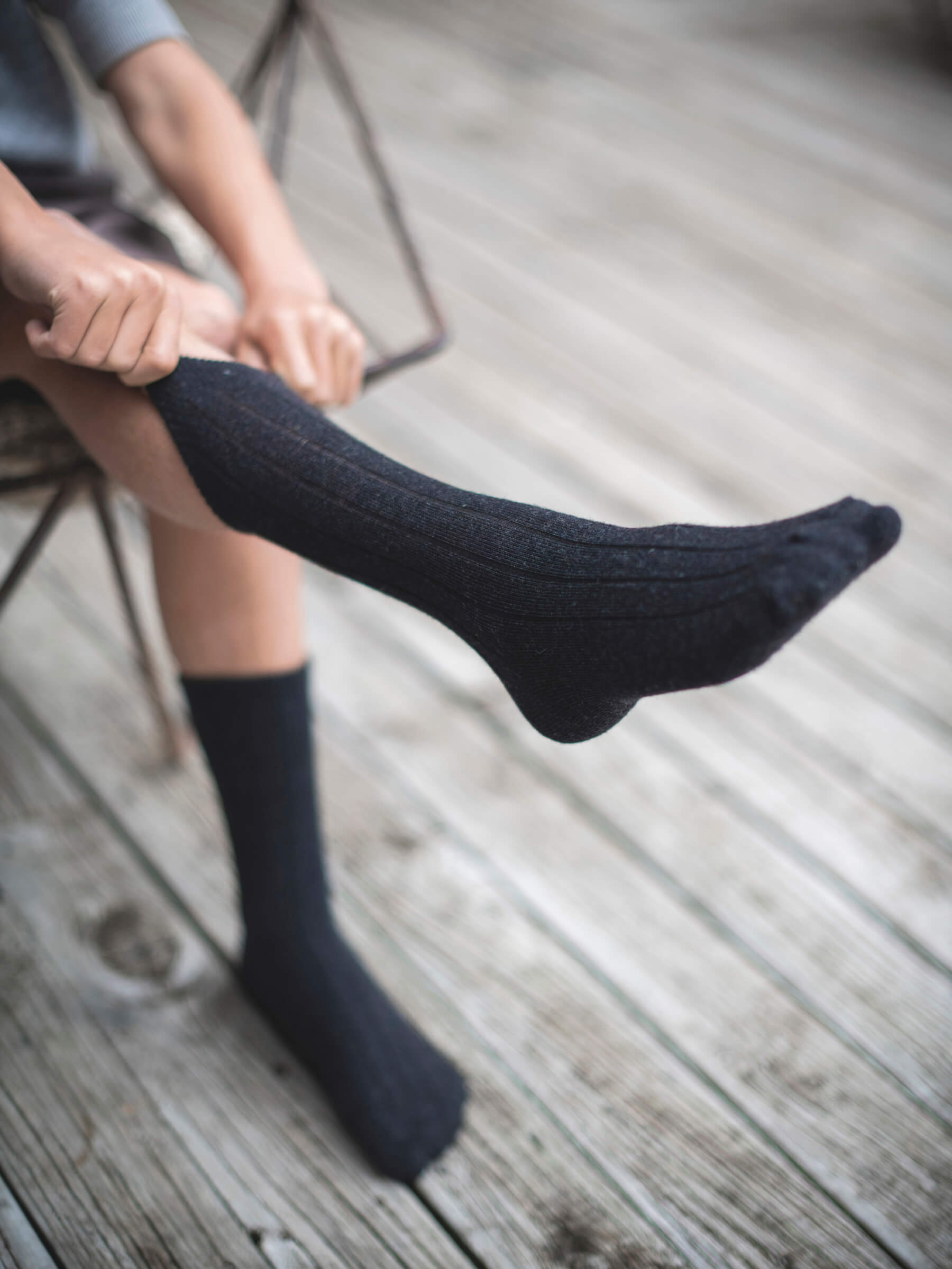 Merino Child Nature Socks Charcoal