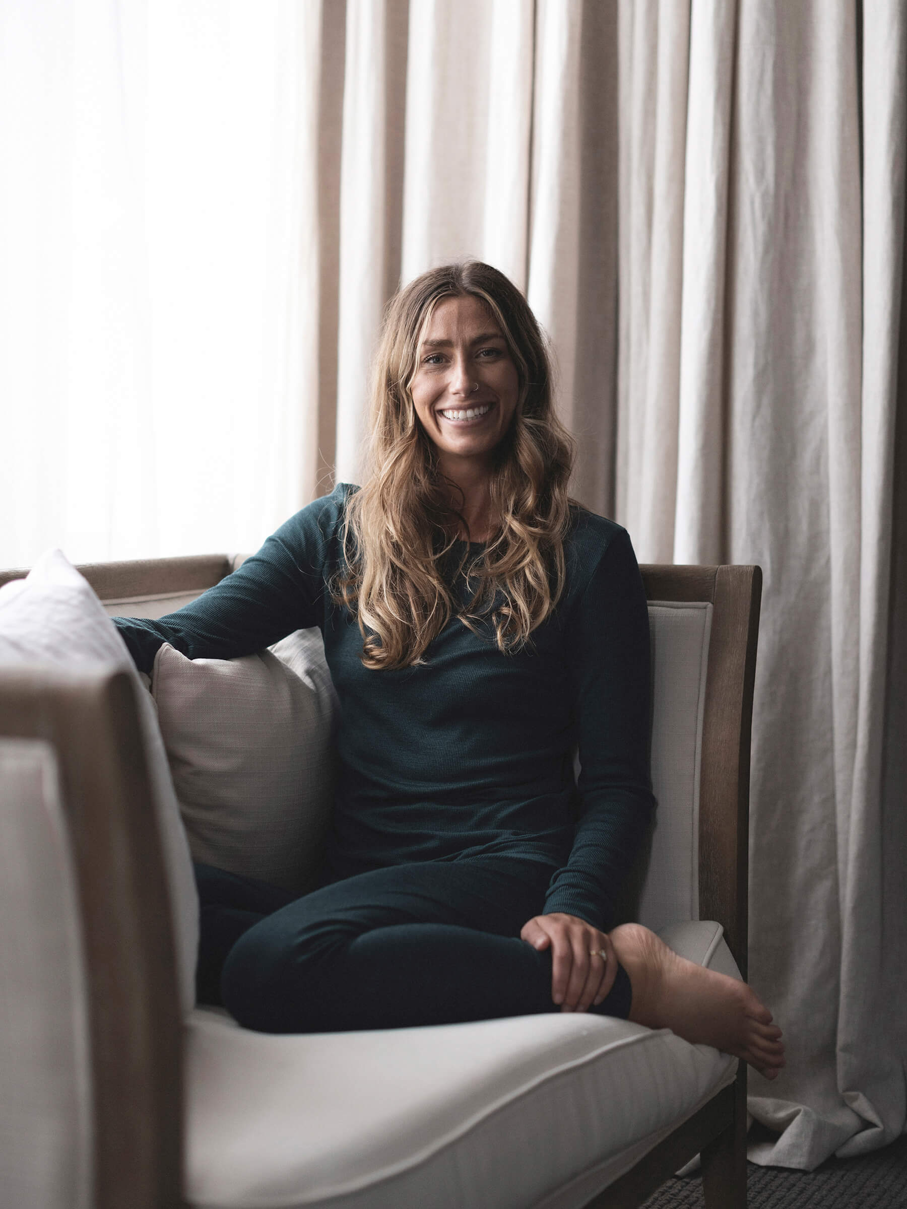 Women's Merinosilk Leggings Deep Sea