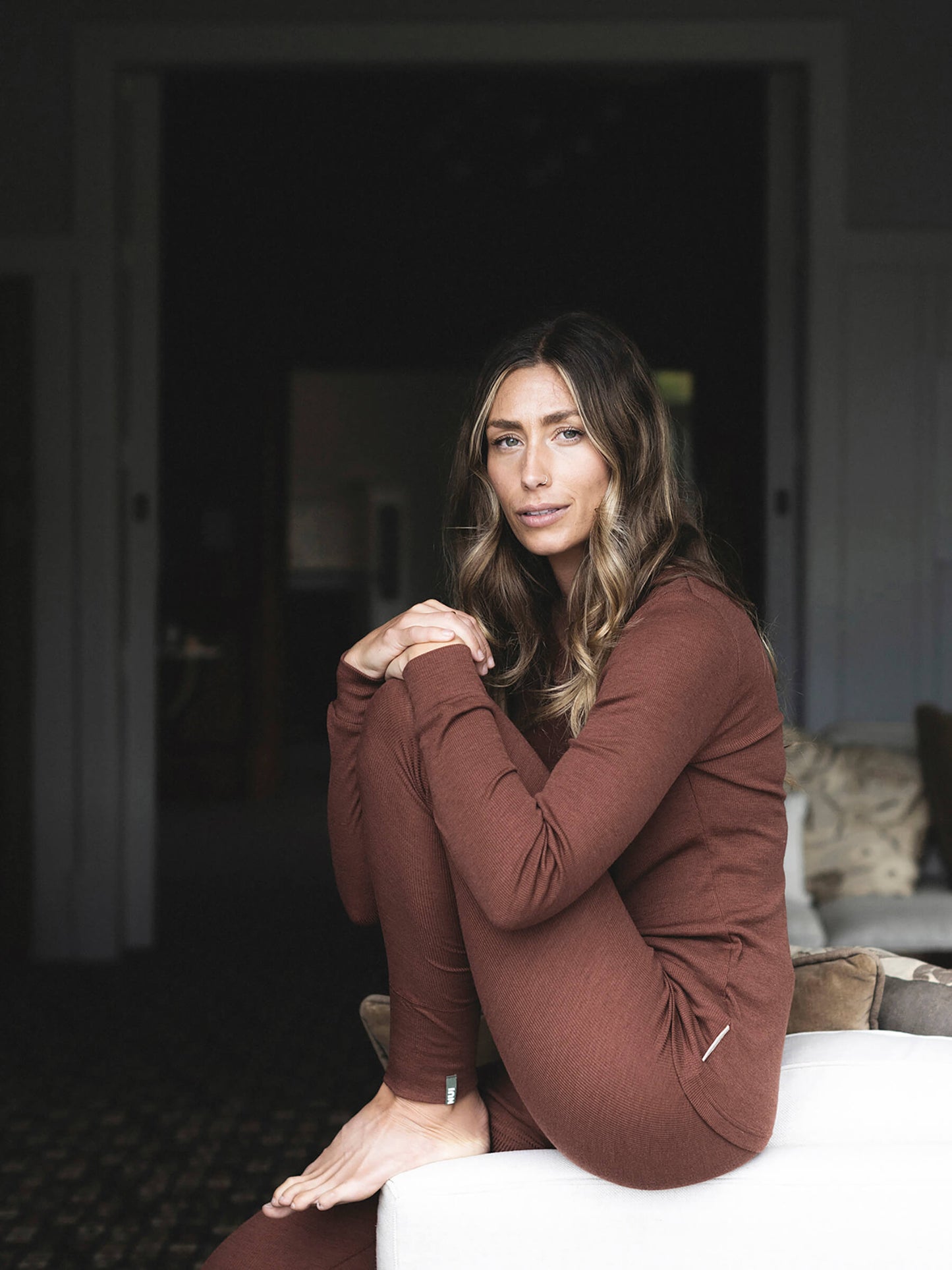 Women's Merinosilk Leggings Rust