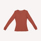 Women's Merinosilk Crew Rust