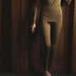 Women's Merinosilk Leggings Kelp
