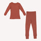 Child MerinoSilk Leggings Rust