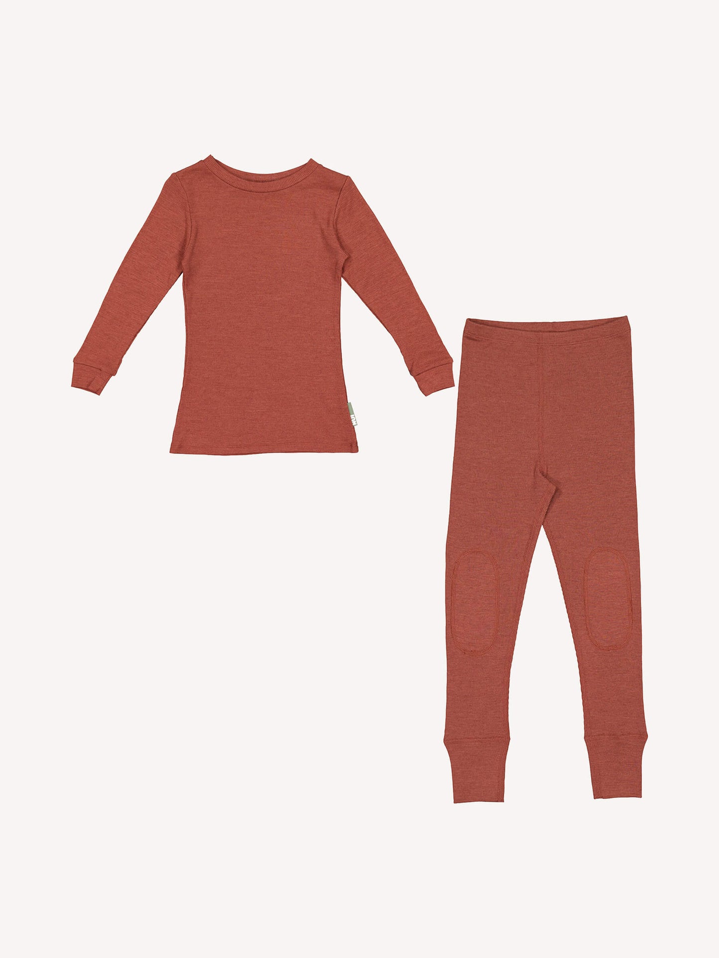 Child MerinoSilk Leggings Rust